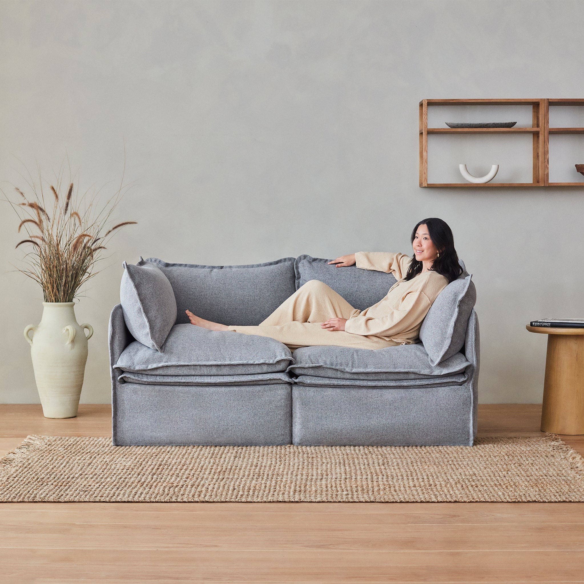 Elevate Comfort Layer for 6-Seater Open-Ends U-Sectional in Sumi - Image 3