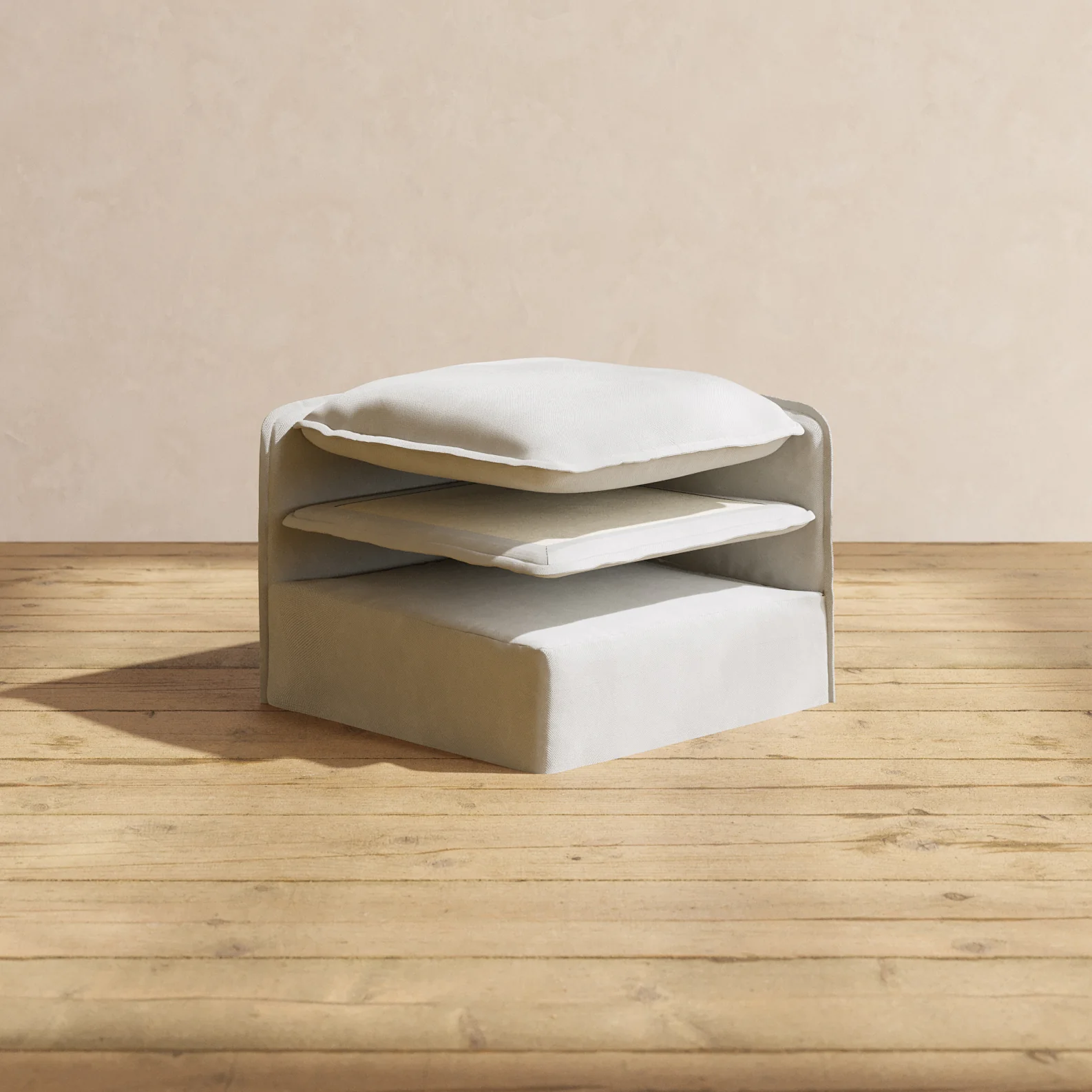 Elevate Comfort Layer Set for 2-Seater + Ottoman | Plush Weave in Cloud