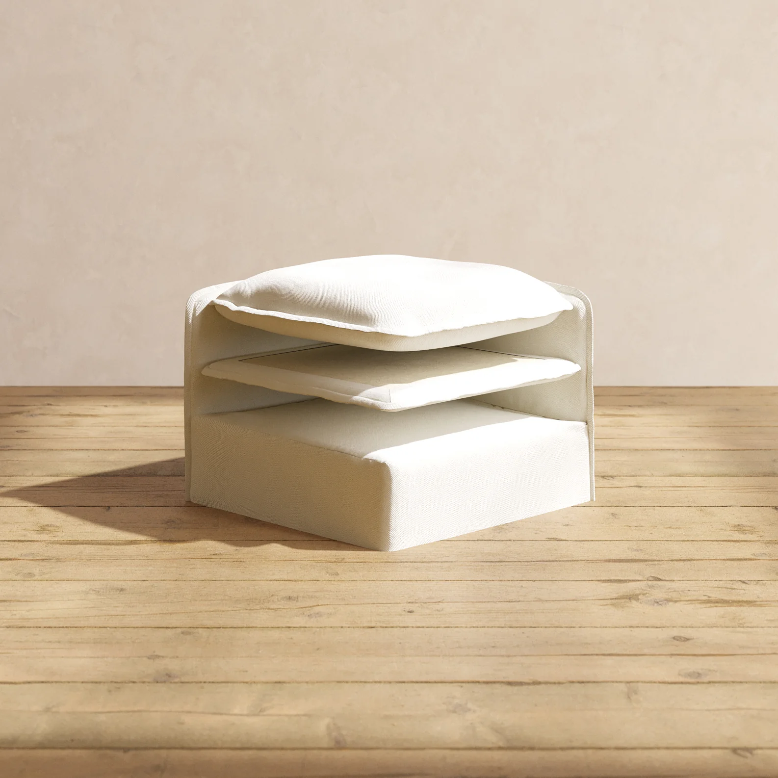 Elevate Comfort Layer Set for 2-Seater | Plush Weave in Eggshell