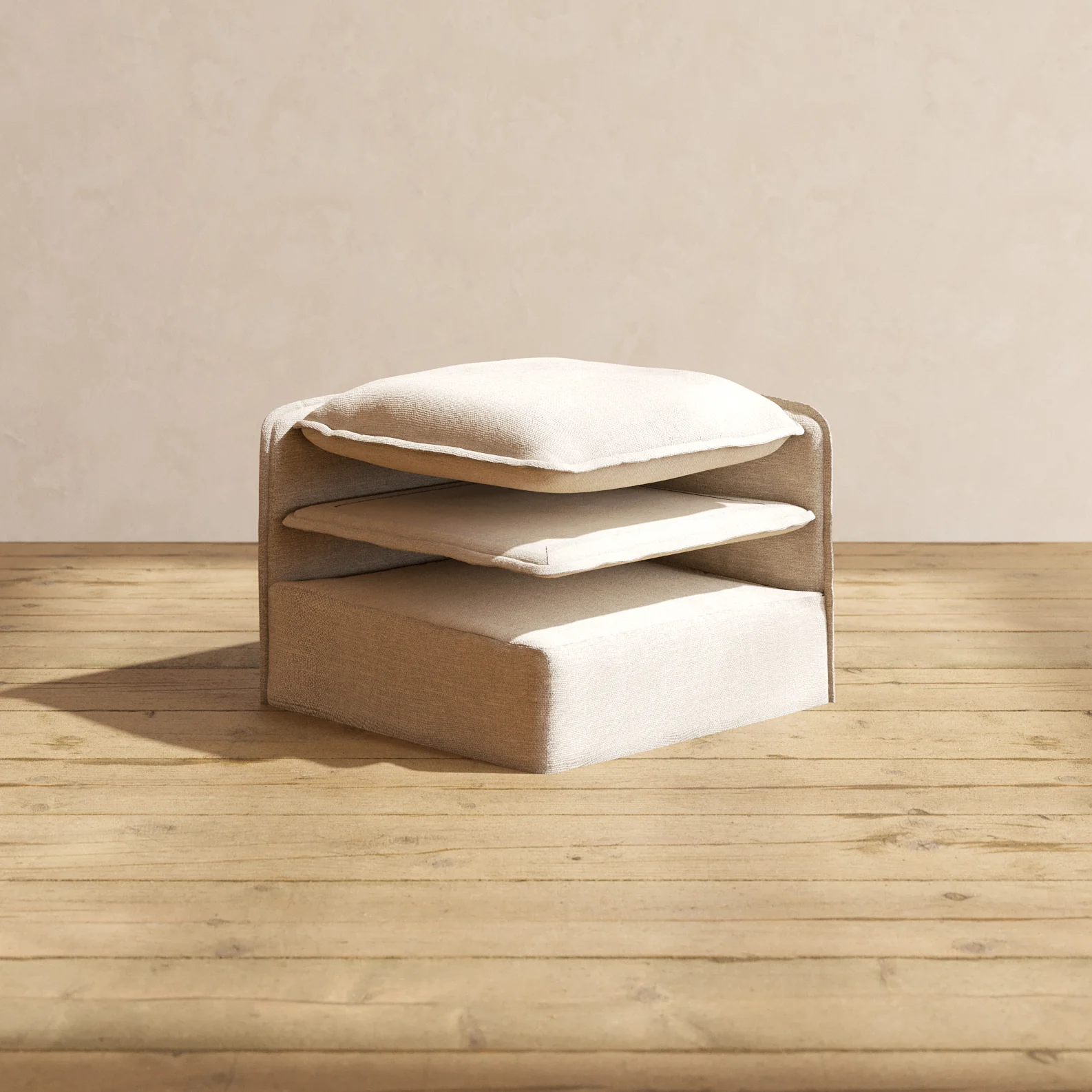 Elevate Comfort Layer Set for 4-Seater Sectional | Blended Weave in Oat