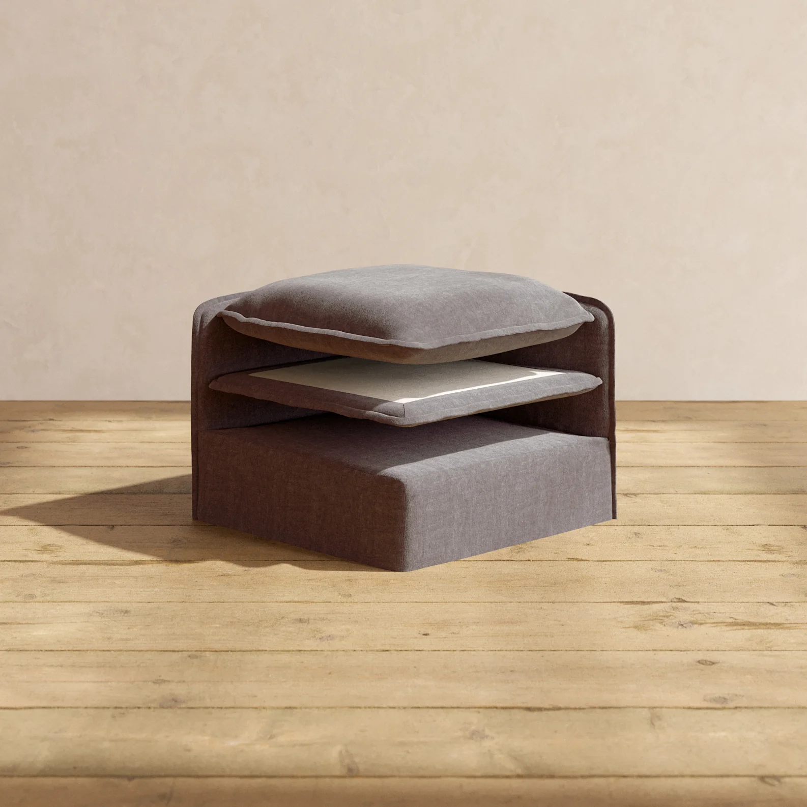 Elevate Comfort Layer for Ottoman in Caviar