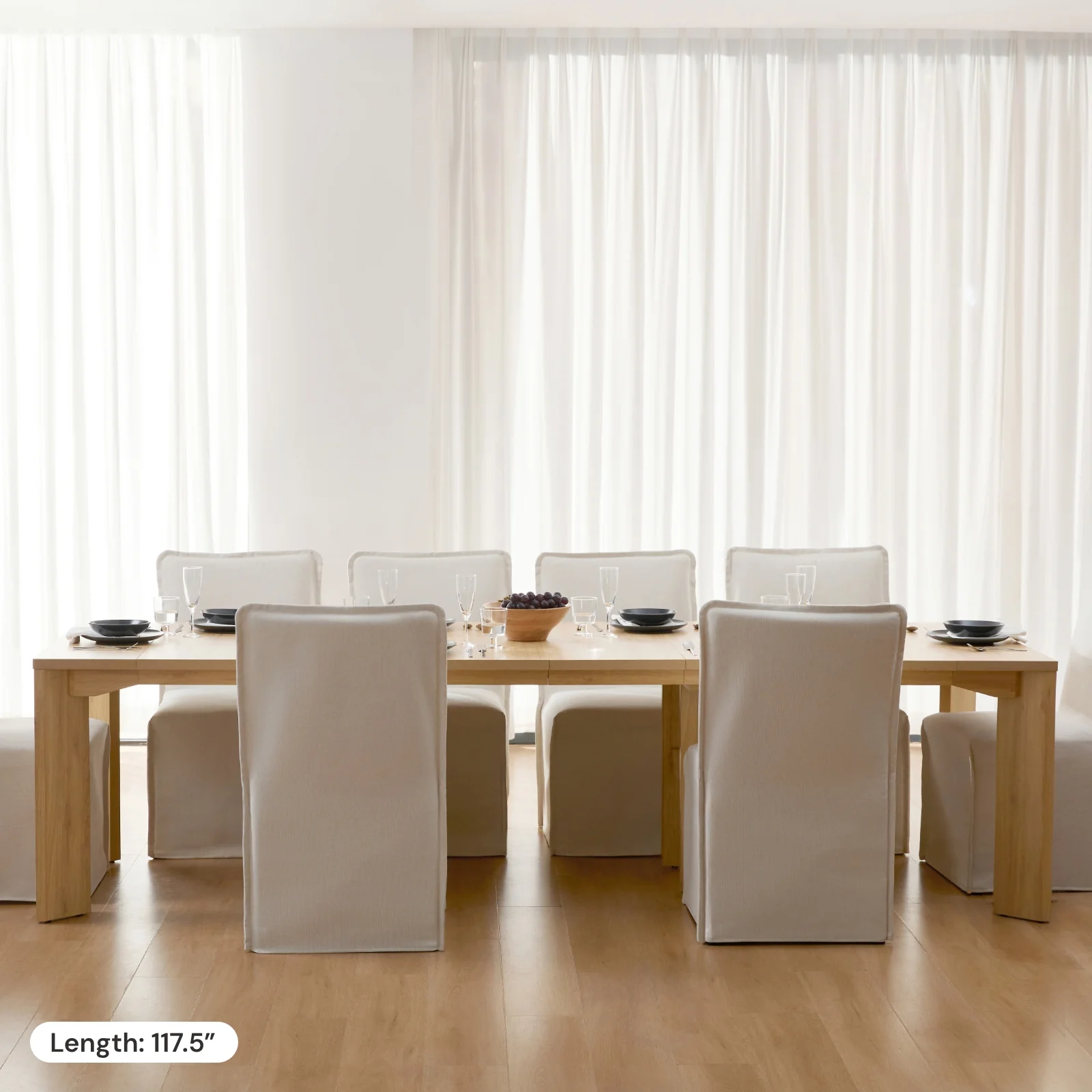 Extendable Flex Dining Table | Oak - Image 4