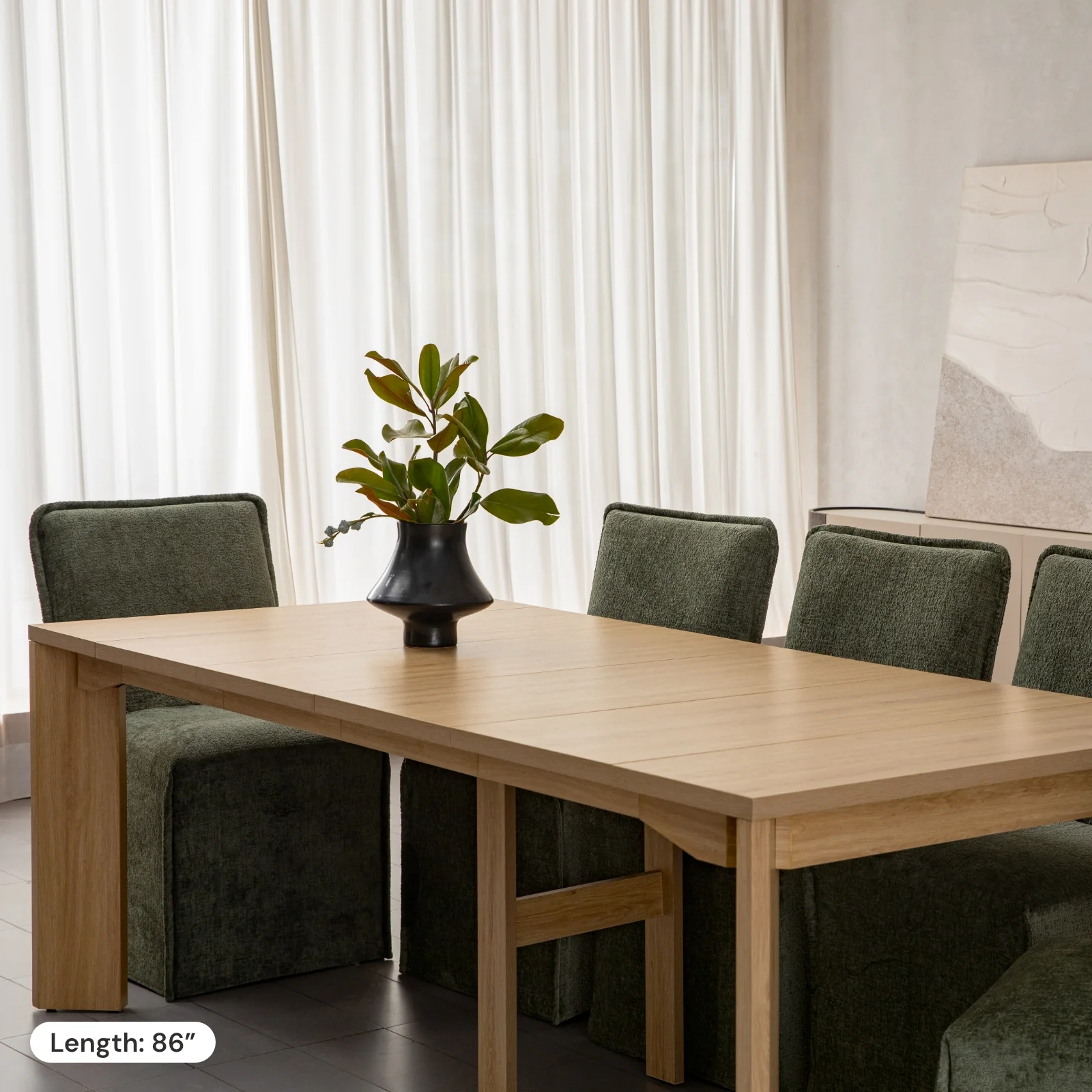 Extendable Flex Dining Table | Oak - Image 6