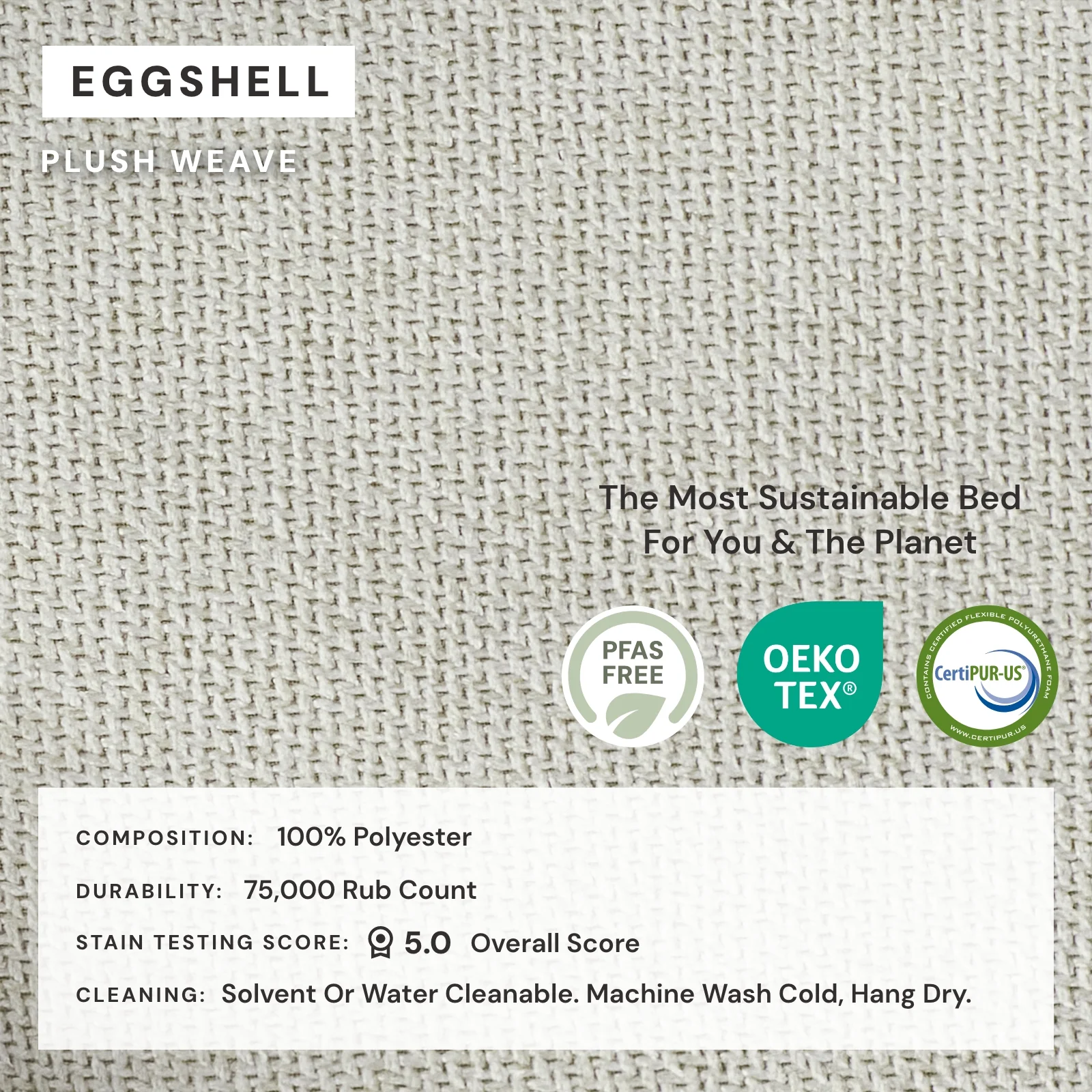 Modular Washable 3-Seater Sofa + Armchair Set in Eggshell | Deluxe+ Seat | Cloud Pillow - Image 4