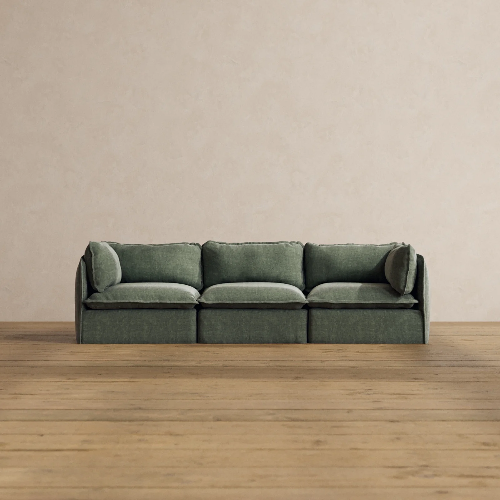 Modular Washable 3-Seater in Willow | Memorix+ Seat | Contour Pillow