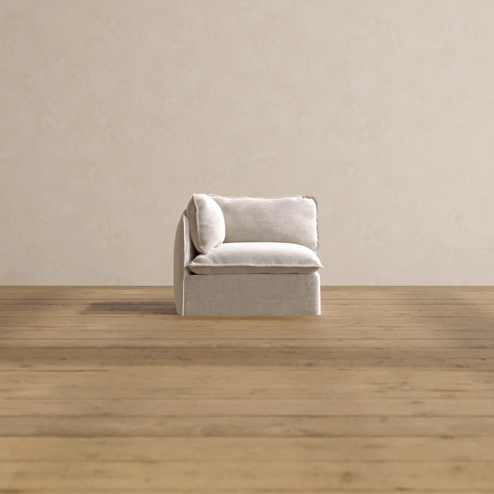 Modular Washable Corner Chair in Mist | Memorix+ Seat | Contour Pillow