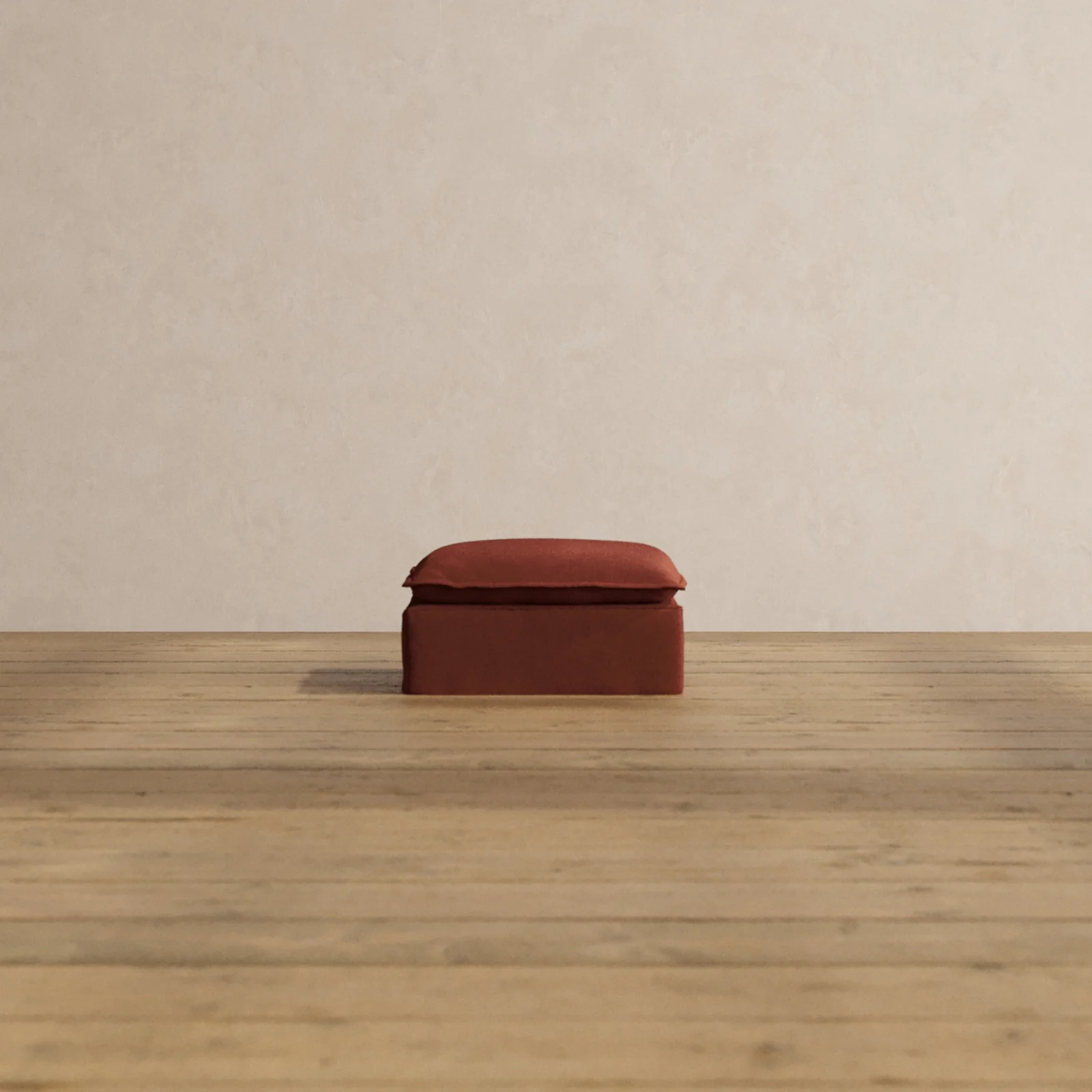 Modular Washable Ottoman in Rust | Memorix+ Seat