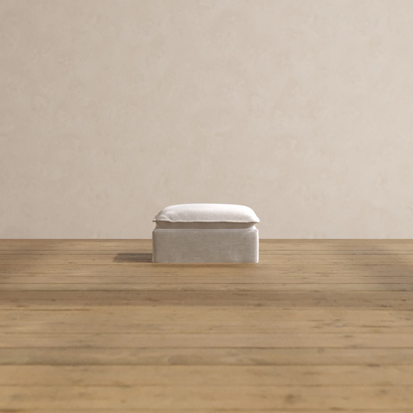 Slipcover Only - Modular Washable Ottoman in Mist