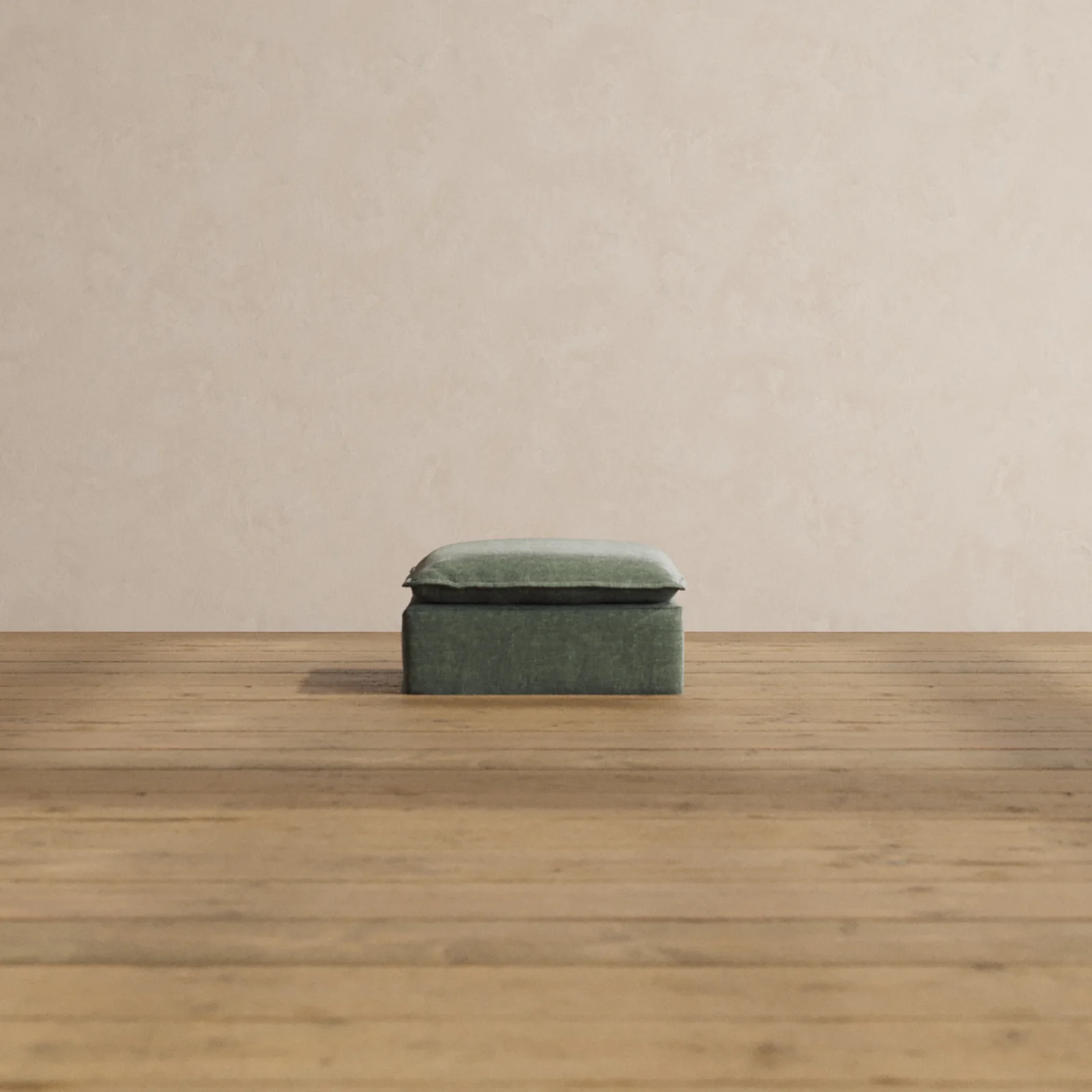 Slipcover Only - Modular Washable Ottoman in Willow