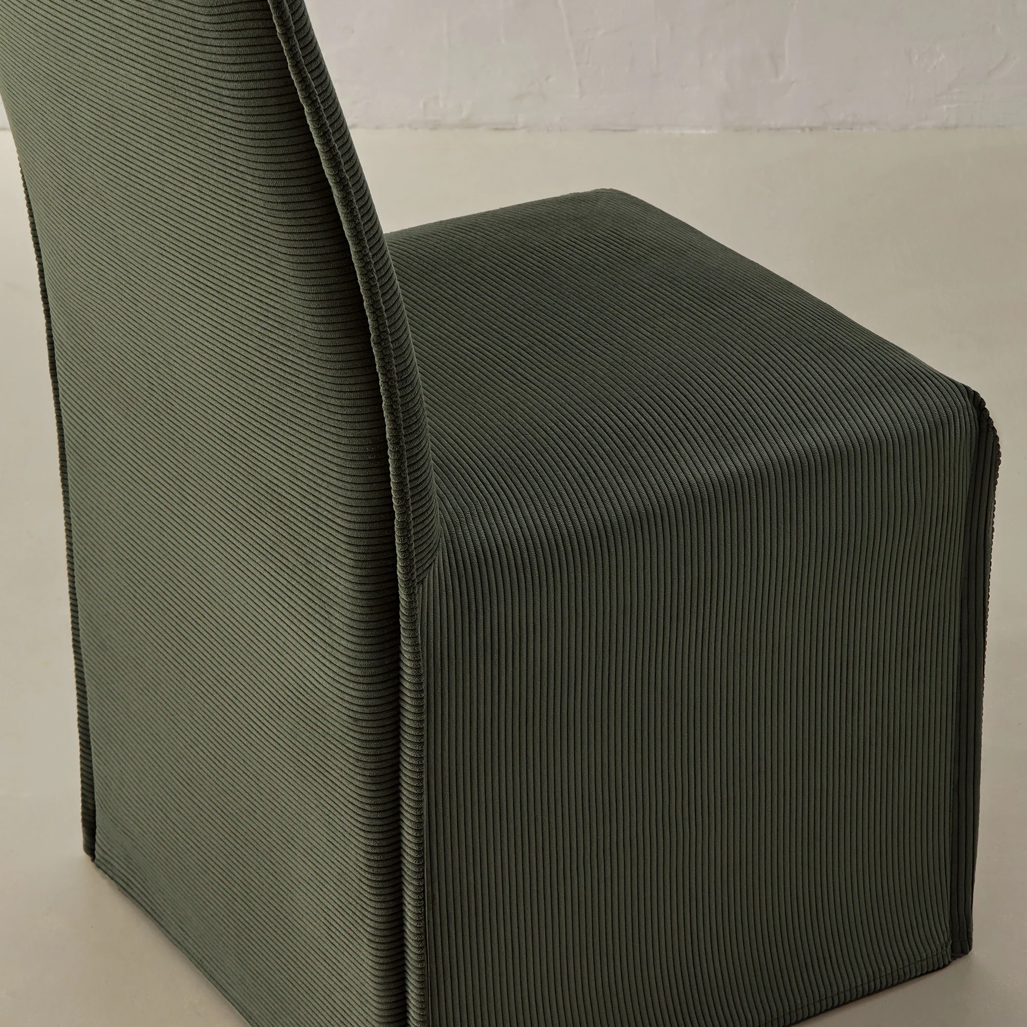 Slipcover Only - Washable Upholstered Dining Chair | 19” Back Height in Olivine - Image 5