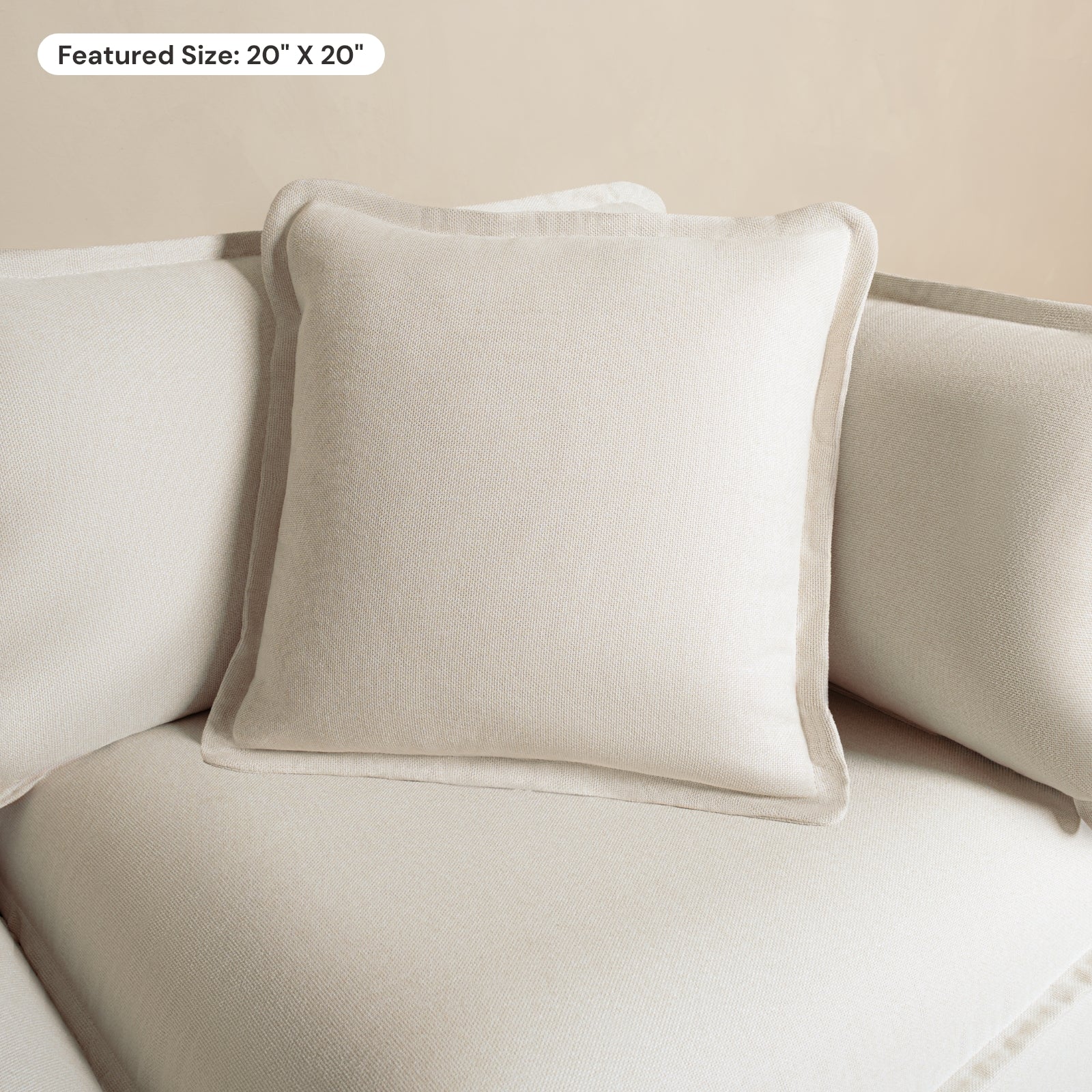 Square Performance Accent Pillow 16 x 16 | Heirloom Velvet in Chestnut - Image 7