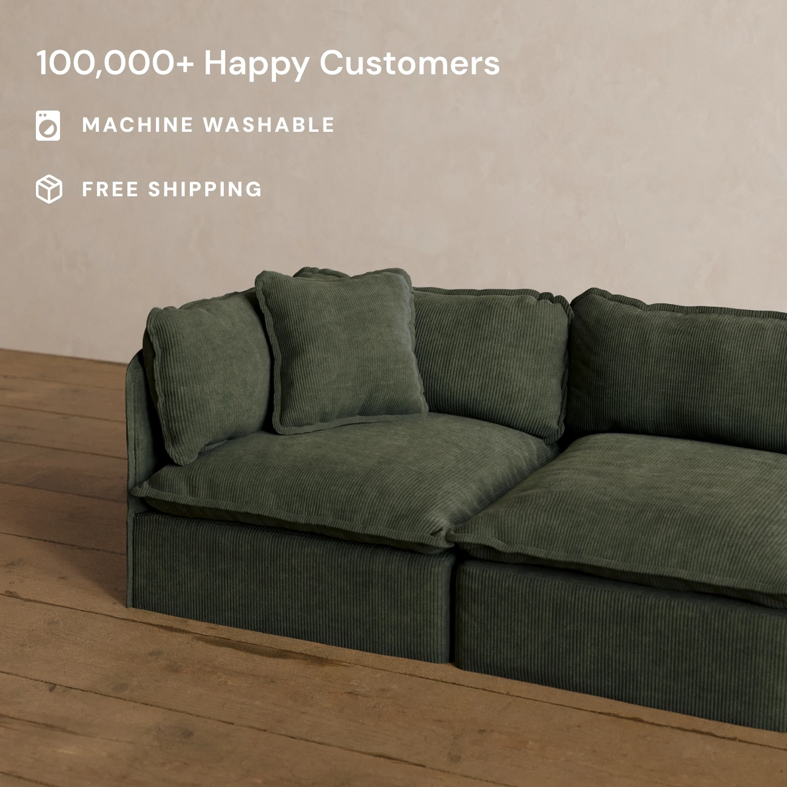 Square Performance Accent Pillow 18 x 18 in Olivine - Image 2