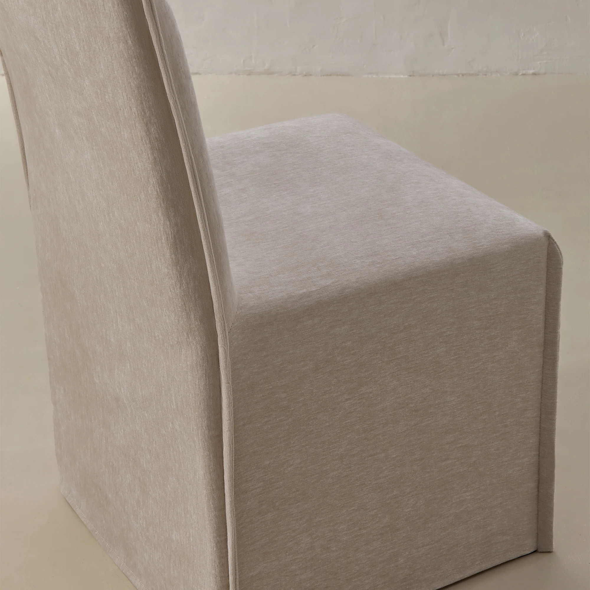 Washable Upholstered Dining Chair | 15" Back Height in Mist (Set of 2) - Image 7